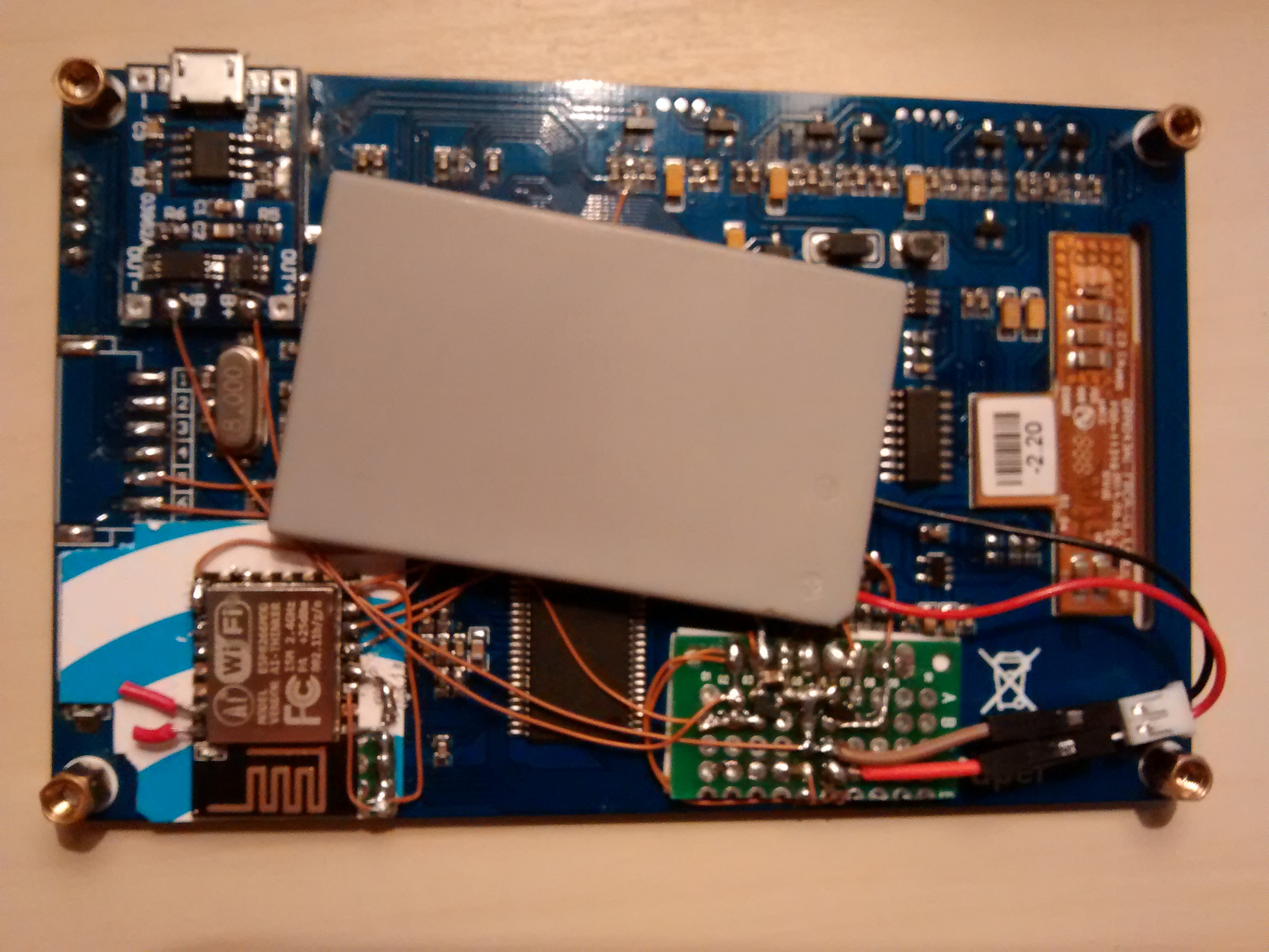 Eink board back