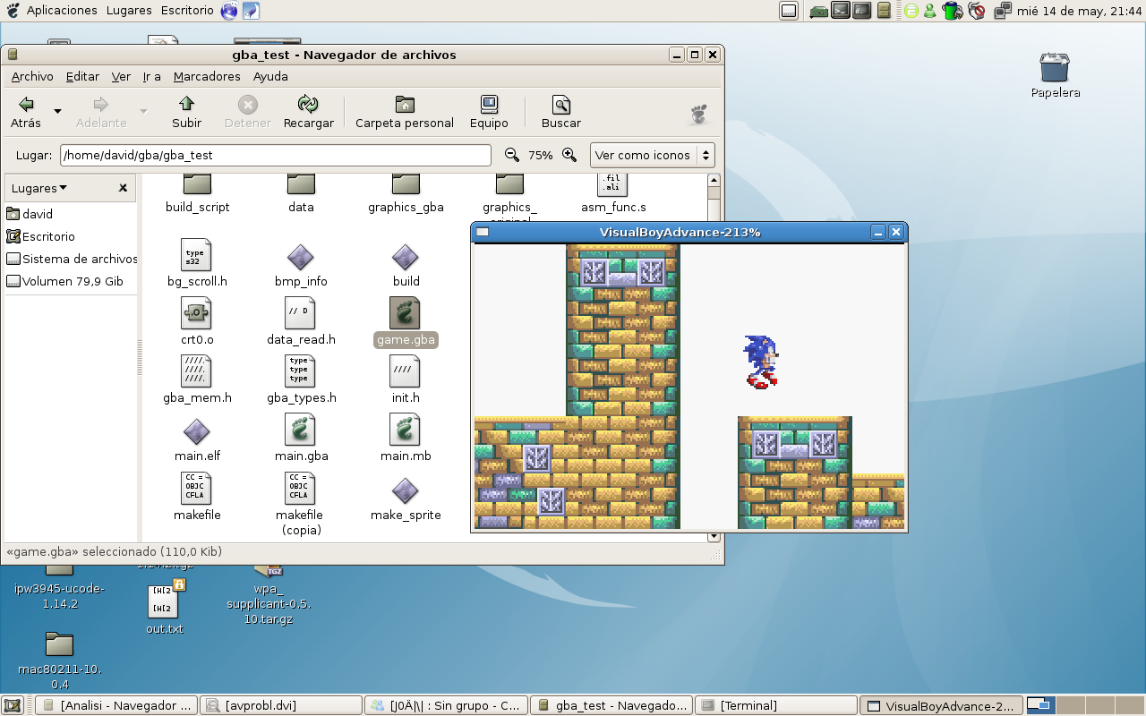 My old laptop screenshot
