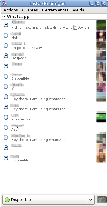 Whatsapp client